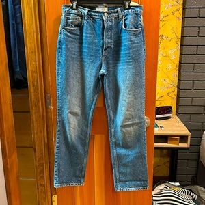 THE REFORMATION..straight leg jeans…30